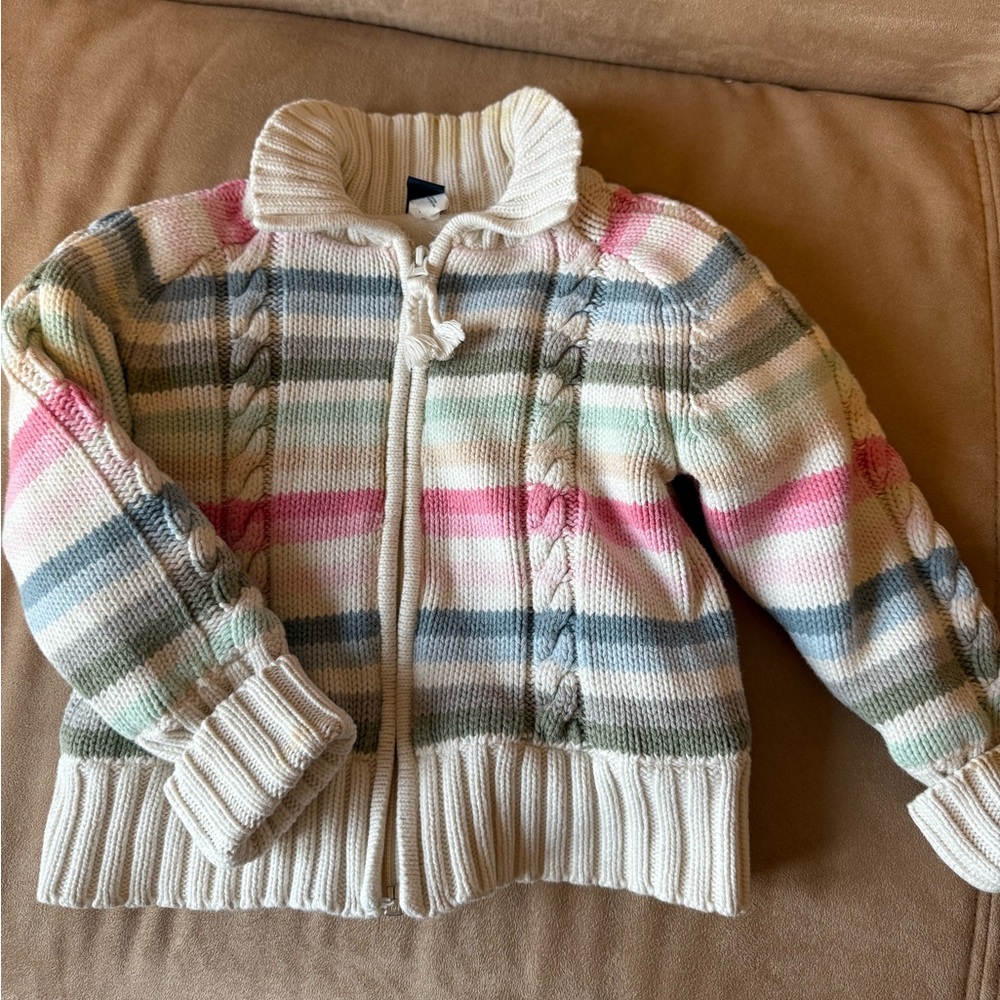 Baby Gap 4 Years Heavy Knit Fleece Lined Sweater